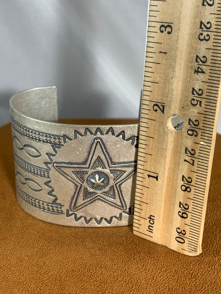 Star Stamped Cuff by Don Lucas