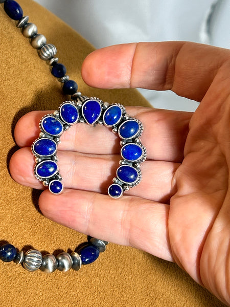 Lapis with Detachable Naja Necklace by Kevin Randall Studios