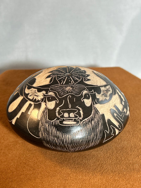 Elk Seed Pot by Luciano Naranjo