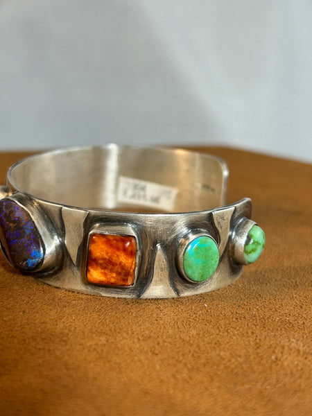 Boulder Opal Stacking Cuff by Victoria Maase Stoll