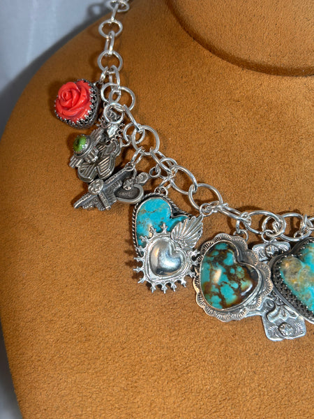 Heart Charm Necklace by Gregory Segura