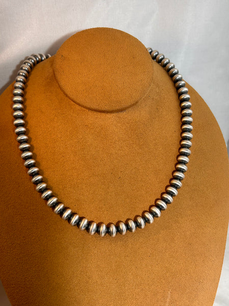 Navajo Pearl Necklace by Crystal Haley