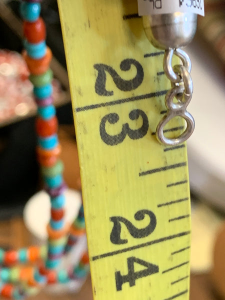 Three Strand Turquoise and Multi-Stone Necklace by Don Lucas