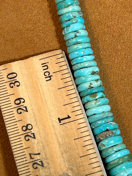 Handmade Bead Turquoise Necklace by Bruce Eckhardt