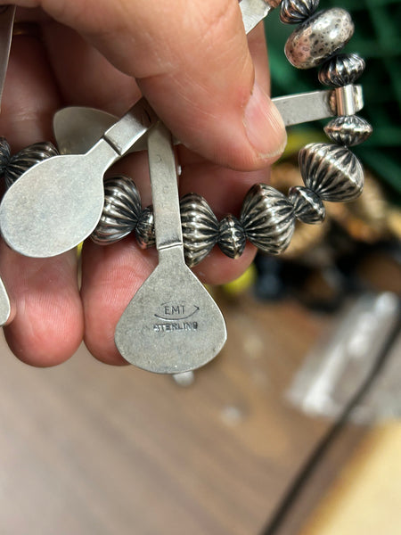 Five Stone Teardrop Necklace by Mary Teller