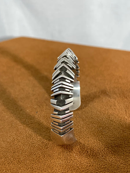 Childs Silver Ice Cuff by Isaiah Ortiz