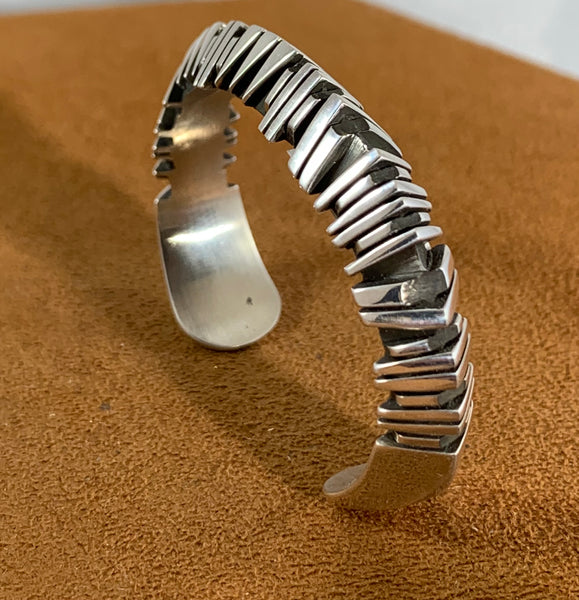 Childs Silver Ice Cuff by Isaiah Ortiz