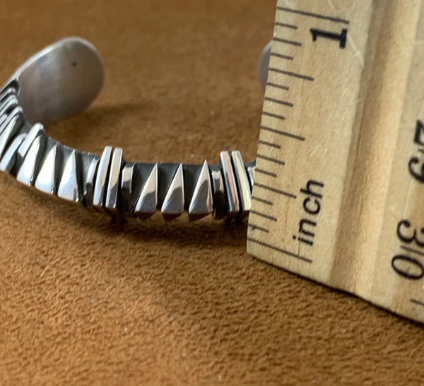 Childs Silver Ice Cuff by Isaiah Ortiz