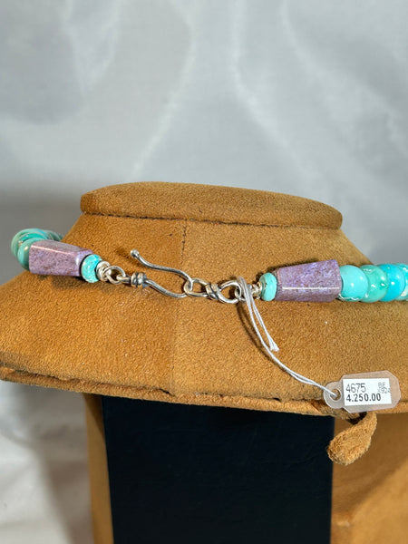 Fox Turquoise Necklace by Bruce Eckhardt