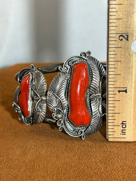 Mediterranean Coral Squash Blossom Set by Leonard Reeves