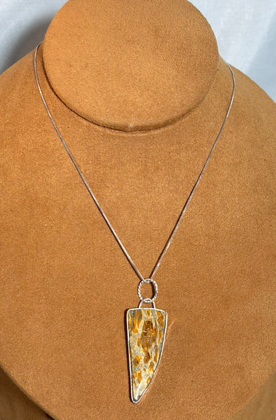 Petrified Wood Pendant Necklace by Dezbah Stumpff (Copy)