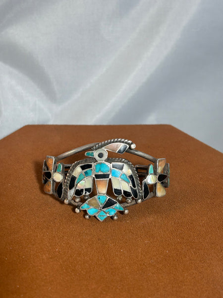 Vintage Knifewing Inlay Cuff (attributed to Frank Vacit 1930s)