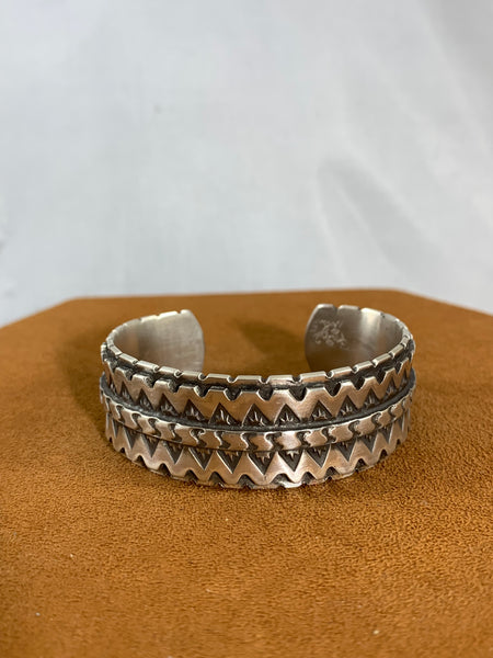 Three Layer Ribbon Cuff by Clif Doran
