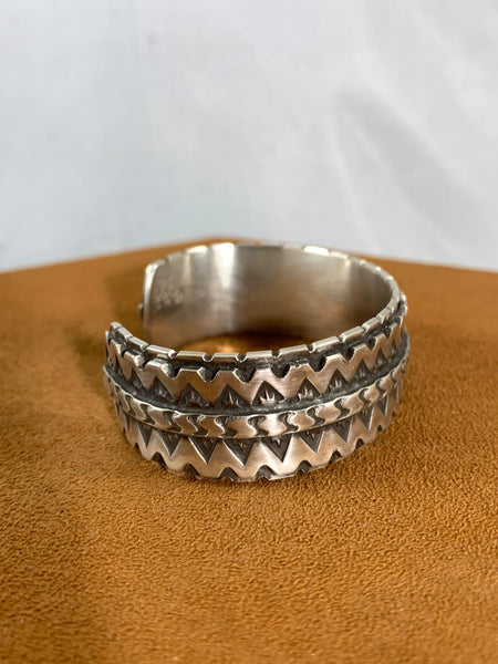 Three Layer Ribbon Cuff by Clif Doran