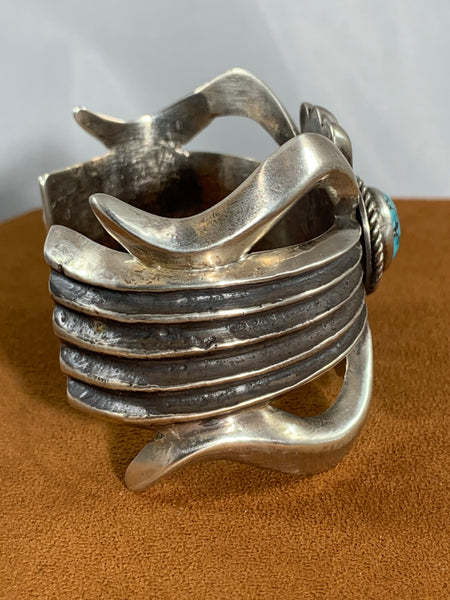 Fancy Tufa cast with Stone Cuff by Ira Custer