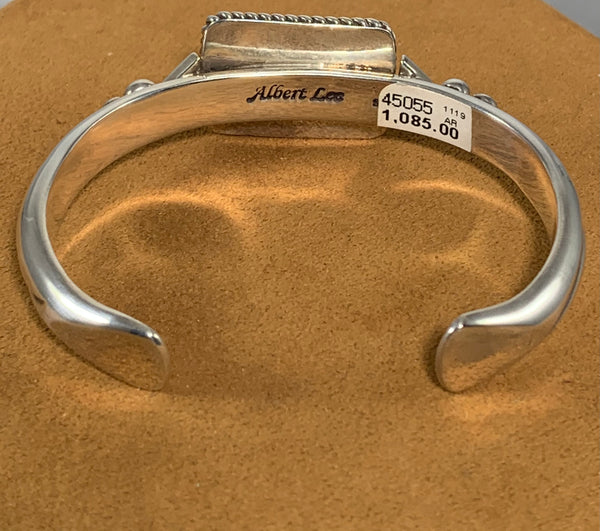 Lapis Sterling Silver Cuff by Albert Lee