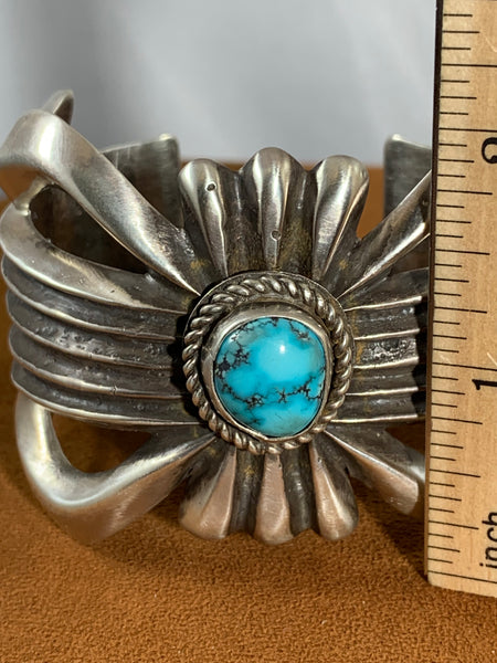Fancy Tufa cast with Stone Cuff by Ira Custer
