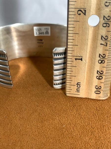 Pilot Mountain Five Stone Cuff by Bruce Eckhardt