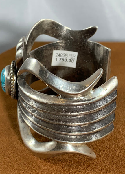 Fancy Tufa cast with Stone Cuff by Ira Custer