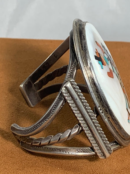 Vintage Zuni Rainbow Man Cuff by Lambert Homer Sr. (1930)