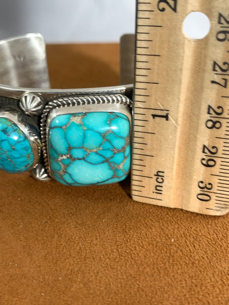 Pilot Mountain Five Stone Cuff by Bruce Eckhardt