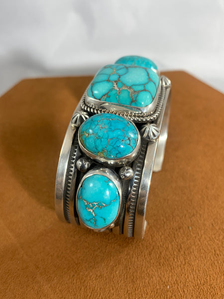 Pilot Mountain Five Stone Cuff by Bruce Eckhardt