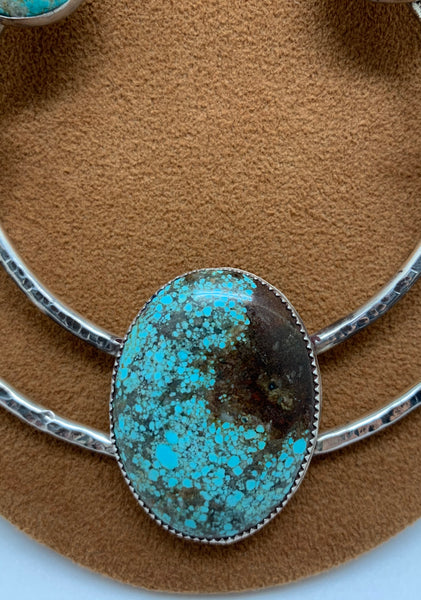 #8 Turquoise and Spiny Oyster Necklace by Dezbah Stumpff