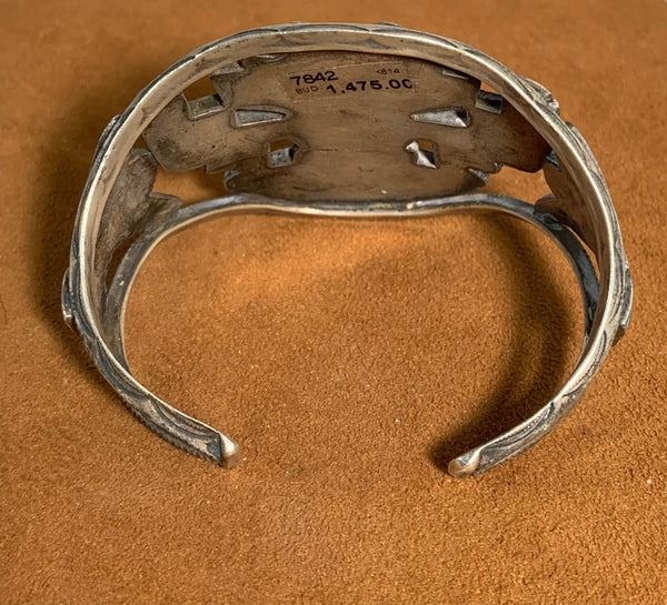 Vintage Sunface Kachina Zuni Cuff