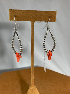 Hoop Spiny Oyster Earrings by Kevin Randall Sterling