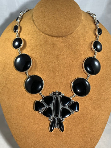 Butterfly Onyx Necklace by Federico Jimenez