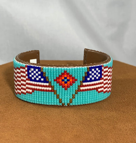 Patriotic Cuff by Pamela Chappell