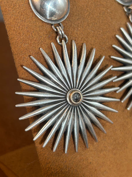 Diamond Spur Earrings by Dennis Hogan