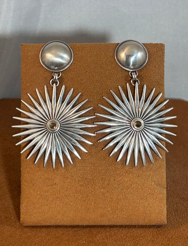 Yellow Diamond Spur Earrings by Dennis Hogan