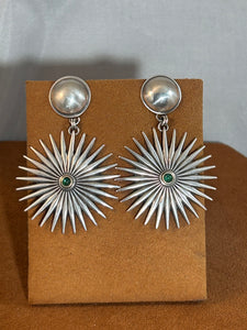 Emerald Spur Earrings by Dennis Hogan