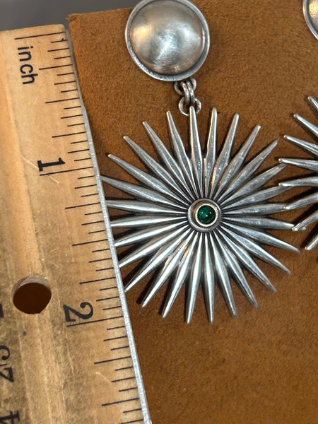 Emerald Spur Earrings by Dennis Hogan