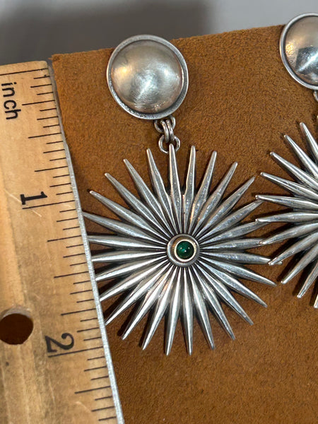 Emerald Spur Earrings by Dennis Hogan