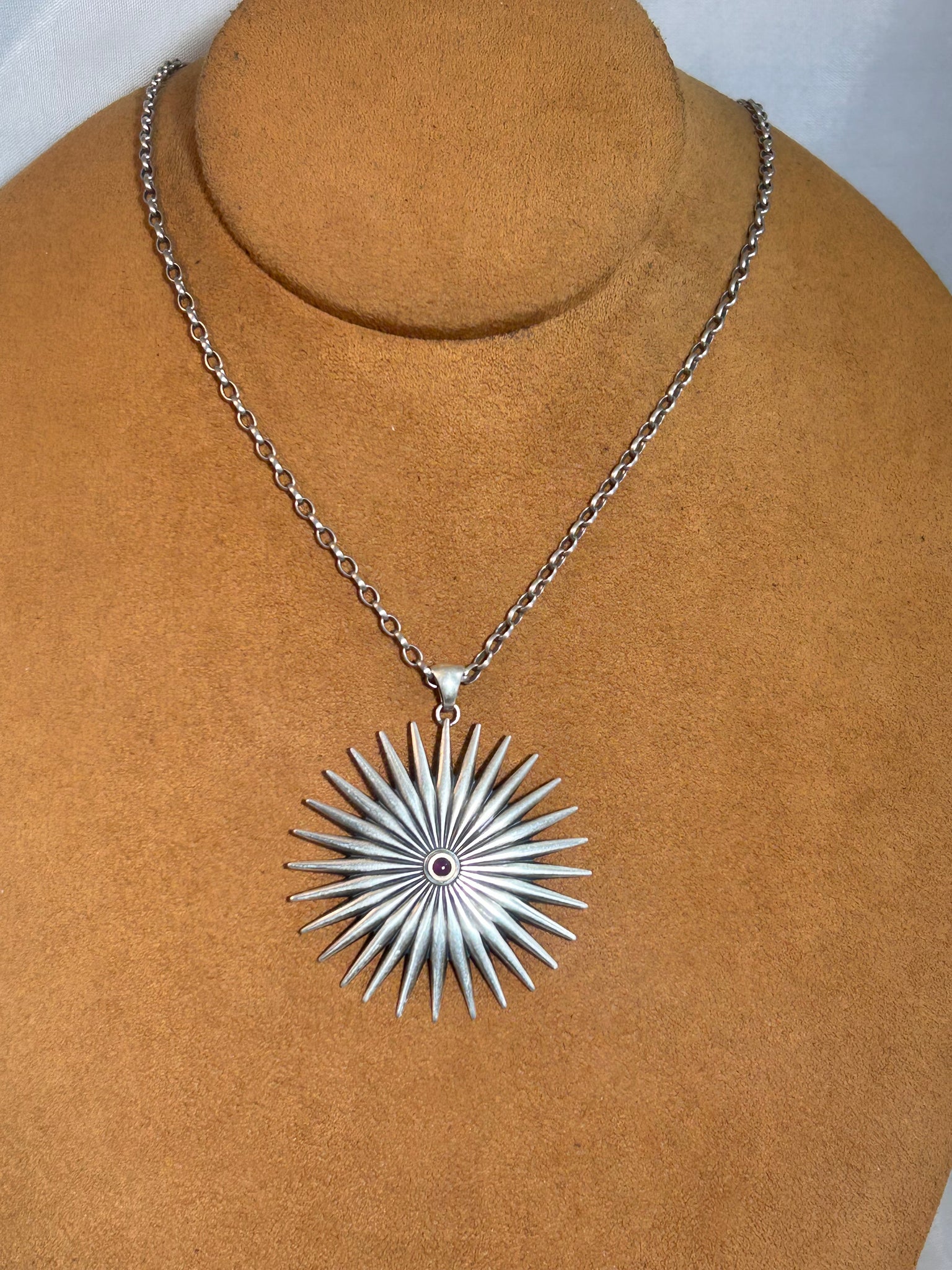Ruby Spur Necklace by Dennis Hogan