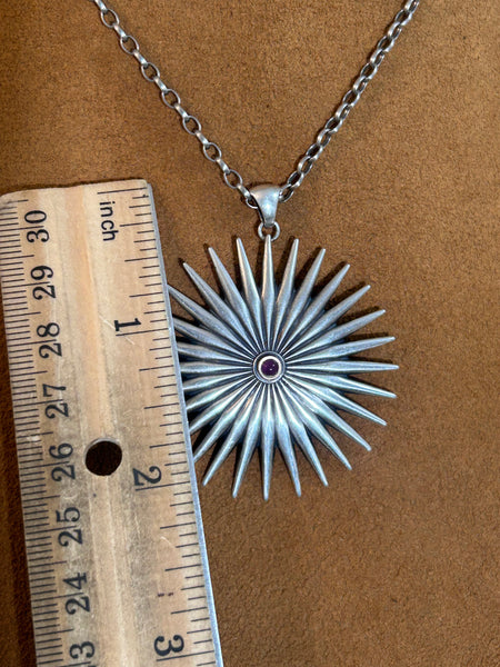 Ruby Spur Necklace by Dennis Hogan