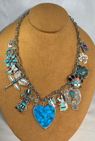 Vintage Charms Necklace by Valerie and Benny Aldrich