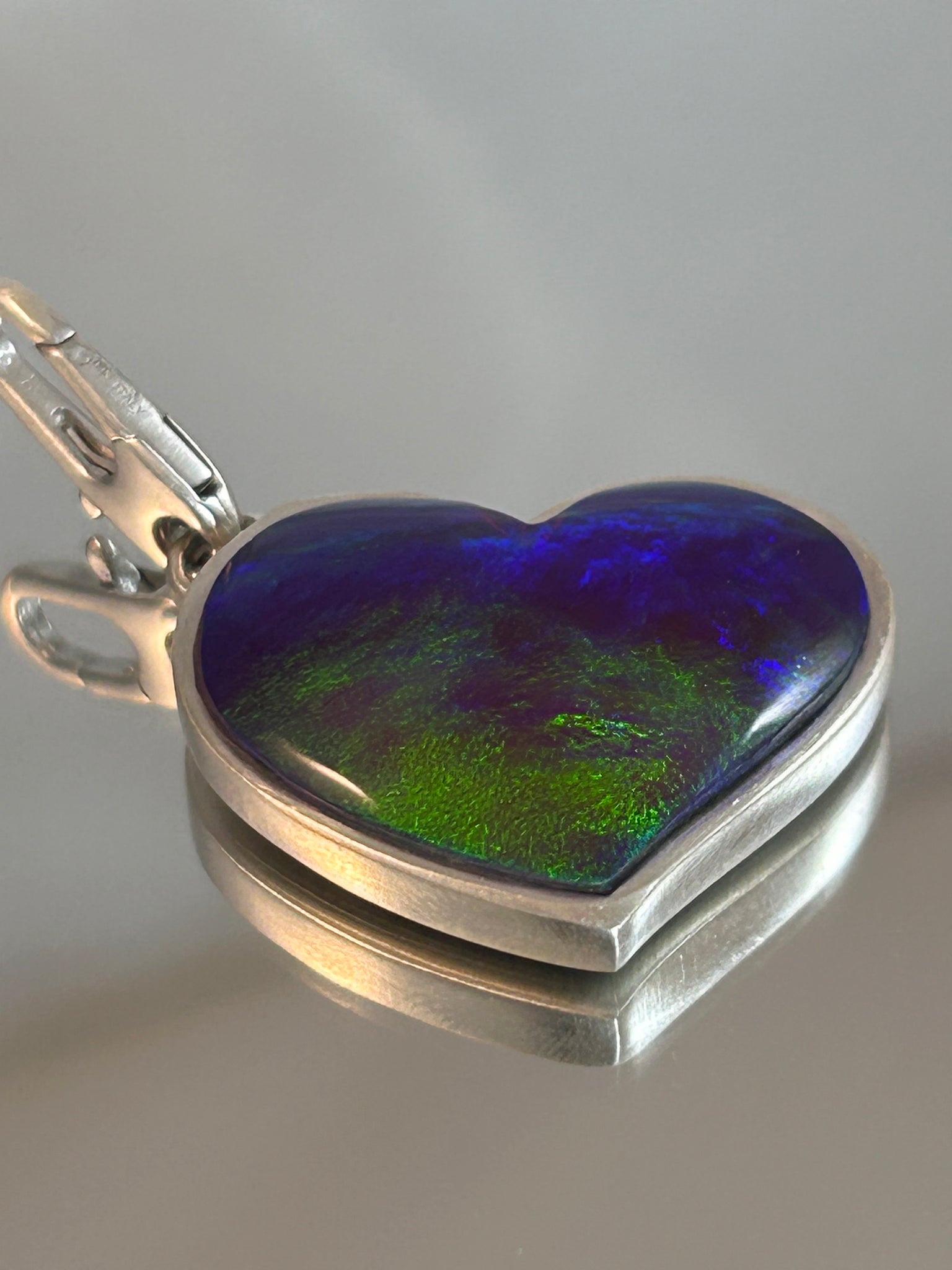 Dark Opal Pendant by Gloria Sawin and John Hull