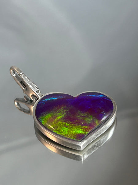 Dark Opal Pendant by Gloria Sawin and John Hull