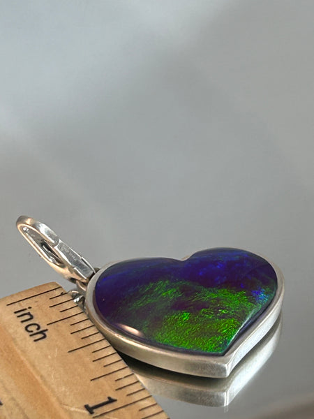 Dark Opal Pendant by Gloria Sawin and John Hull