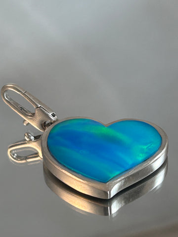 Blue Opal Pendant by Gloria Sawin and John Hull