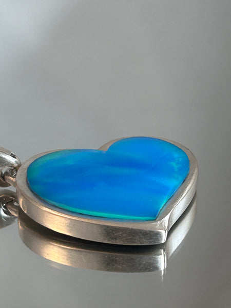 Blue Opal Pendant by Gloria Sawin and John Hull