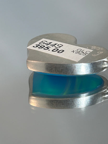 Small Blue Opal Pendant by Gloria Sawin and John Hull