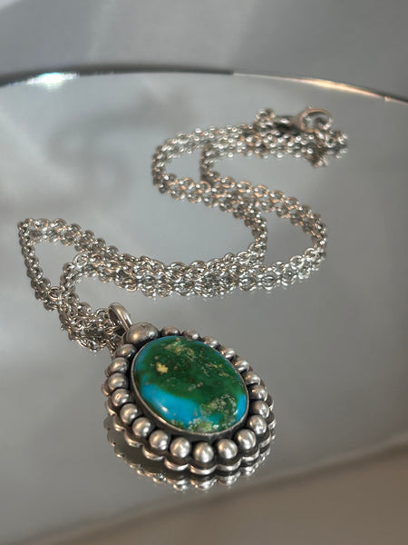Sonoran Turquoise Pendant Necklace by Dennis Hogan