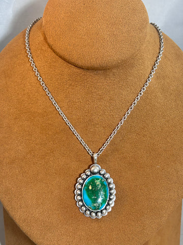 Sonoran Turquoise Pendant Necklace by Dennis Hogan