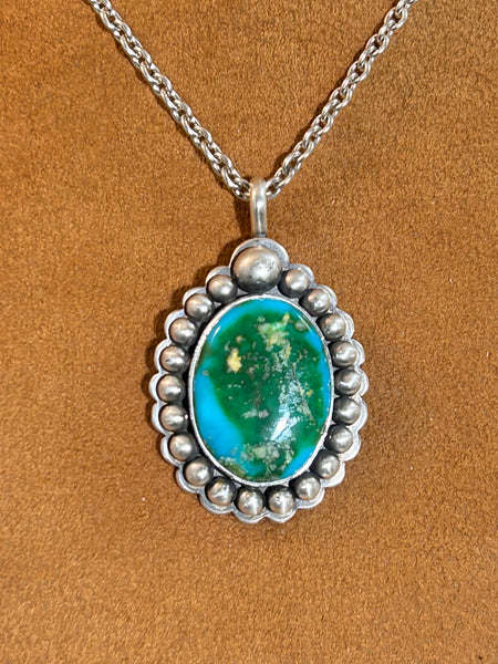 Sonoran Turquoise Pendant Necklace by Dennis Hogan
