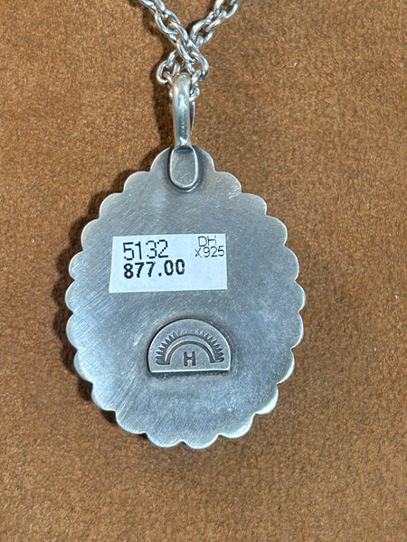 Sonoran Turquoise Pendant Necklace by Dennis Hogan