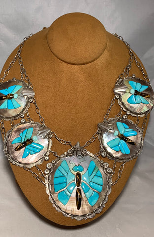 Inlay Butterfly Necklace